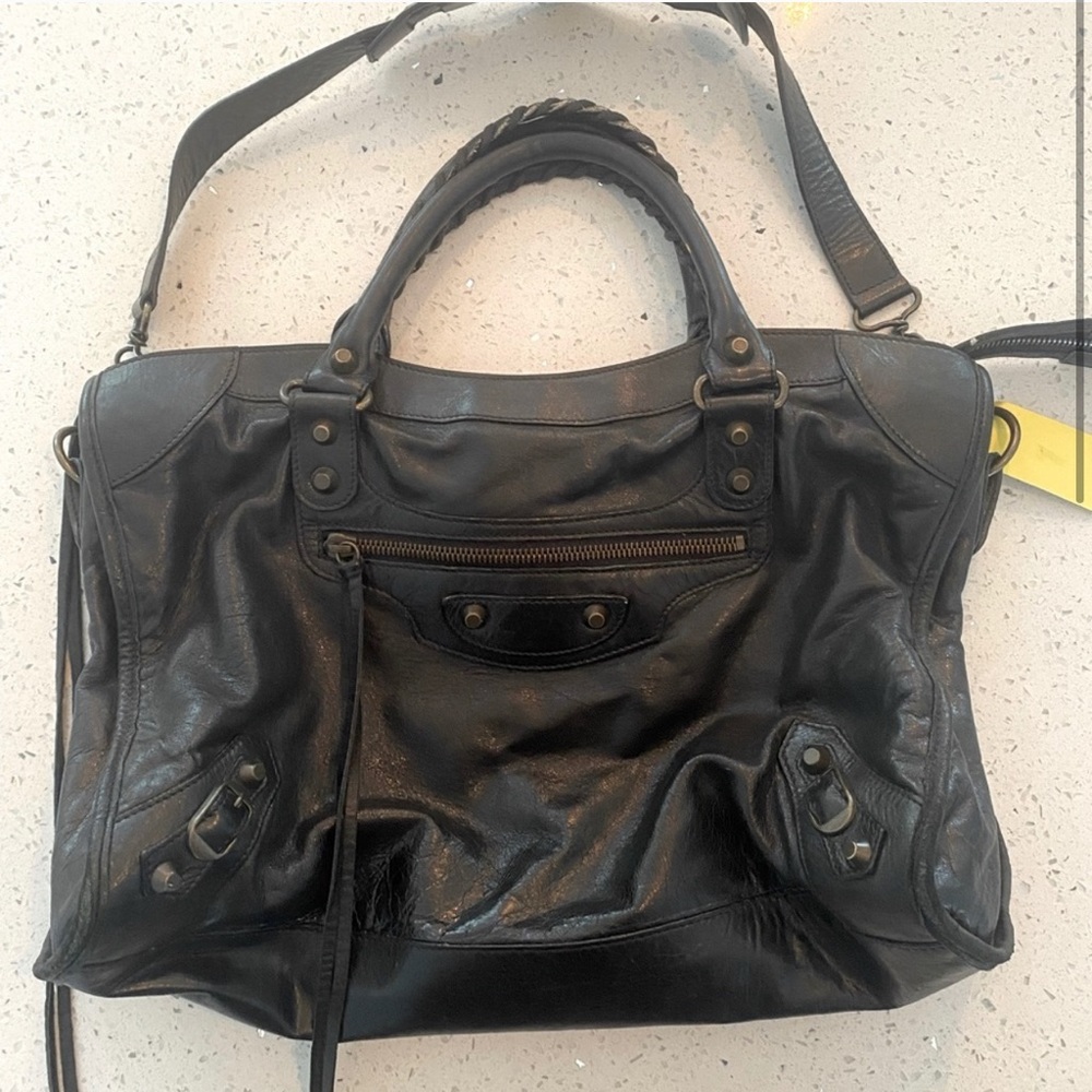 Balenciaga Classic City Leather Satchel